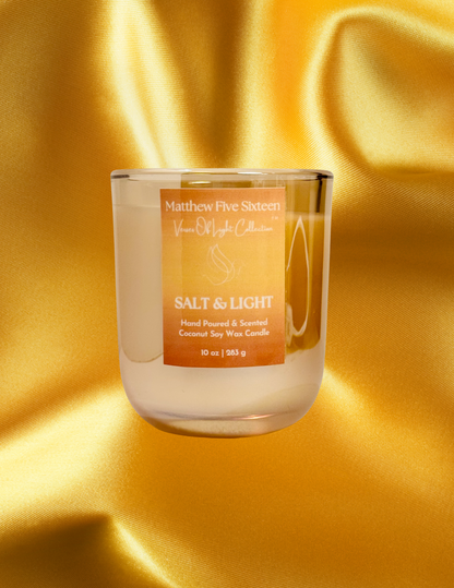 Salt & Light Wickless Candle