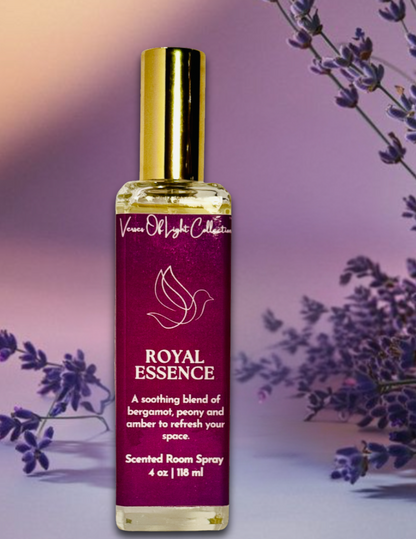 Crafted by a scripture-inspired ministry, the Royal Essence room spray from the Verses of Light Collection blends premium fragrance oils with gentle misting power to refresh your space with encouragement, peace, and faith-filled aroma.