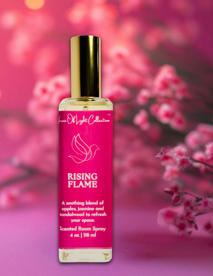 Crafted by a scripture-inspired ministry, the Rising Flame room spray from the Verses of Light Collection blends premium fragrance oils with gentle misting power to refresh your space with encouragement, peace, and faith-filled aroma.